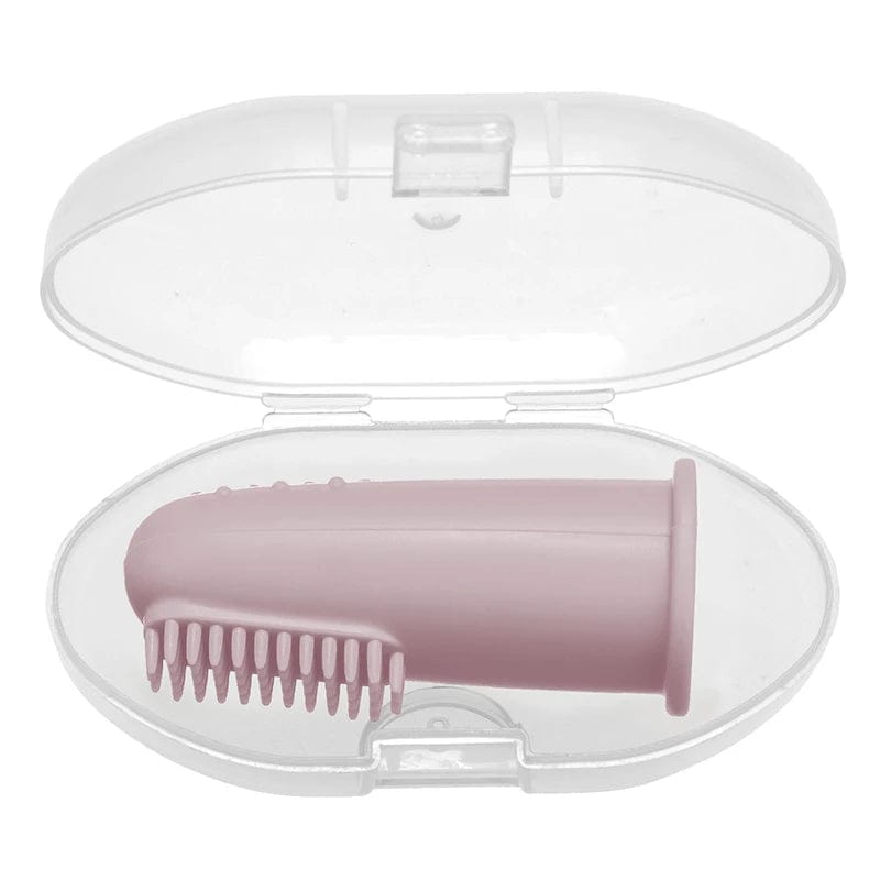 Brosse à Dents Souple en Silicone Rose Pale