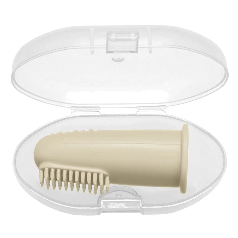 Brosse à Dents Souple en Silicone Beige