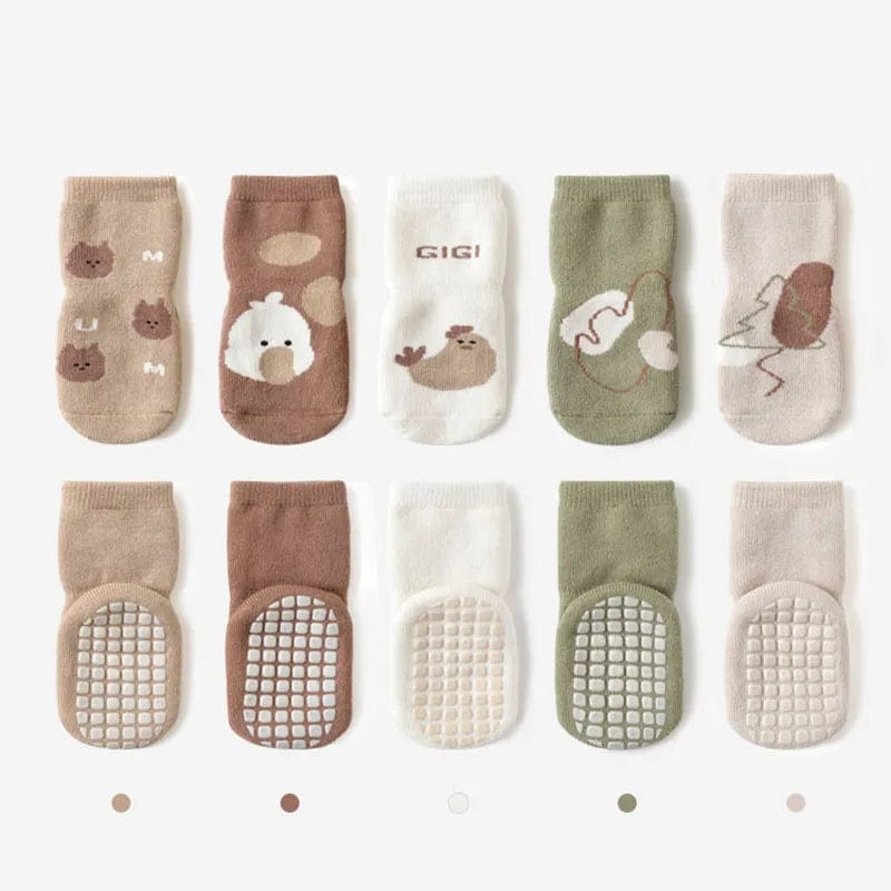 Chaussettes d'Hiver Antidérapantes pour Bébé 0-1 ans