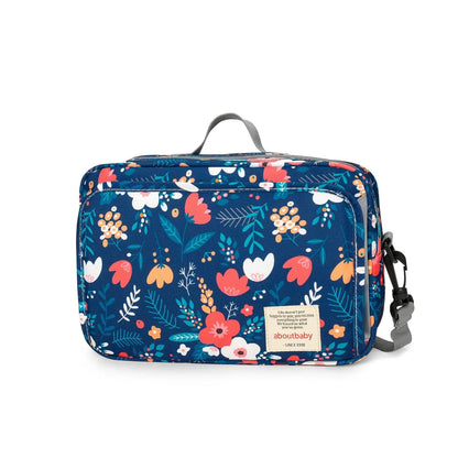 Sac Imperméable-WetDry  Fleurs Bleu